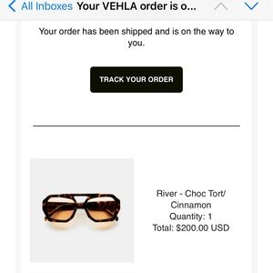 Vehla river sunglasses choc tort/cinnamon